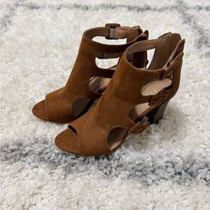 Madden Girl Tan Ankle Booties